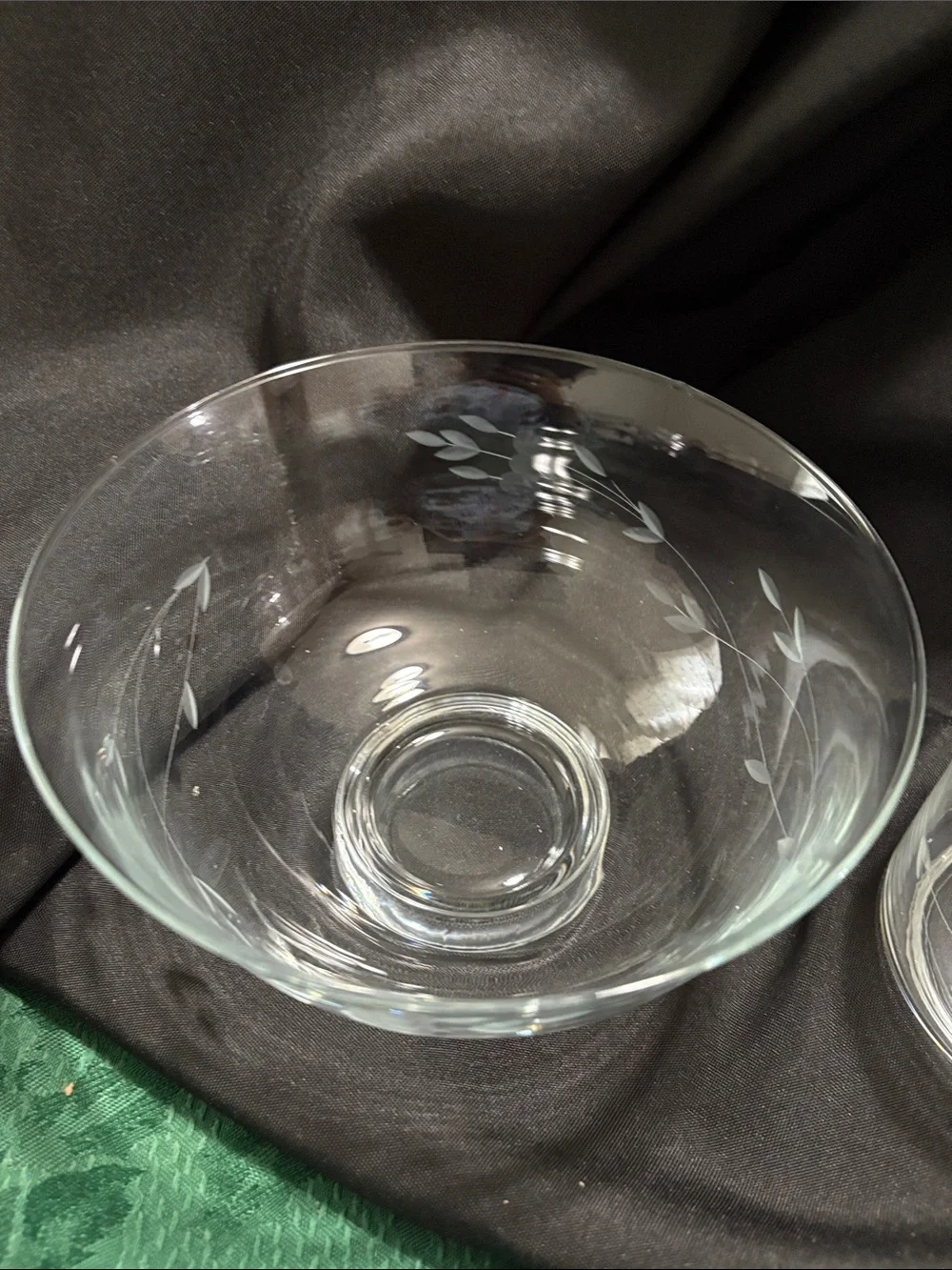 Princess House Heritage Crystal Revere Serving Bowl Footed salad fruit etc ap 8